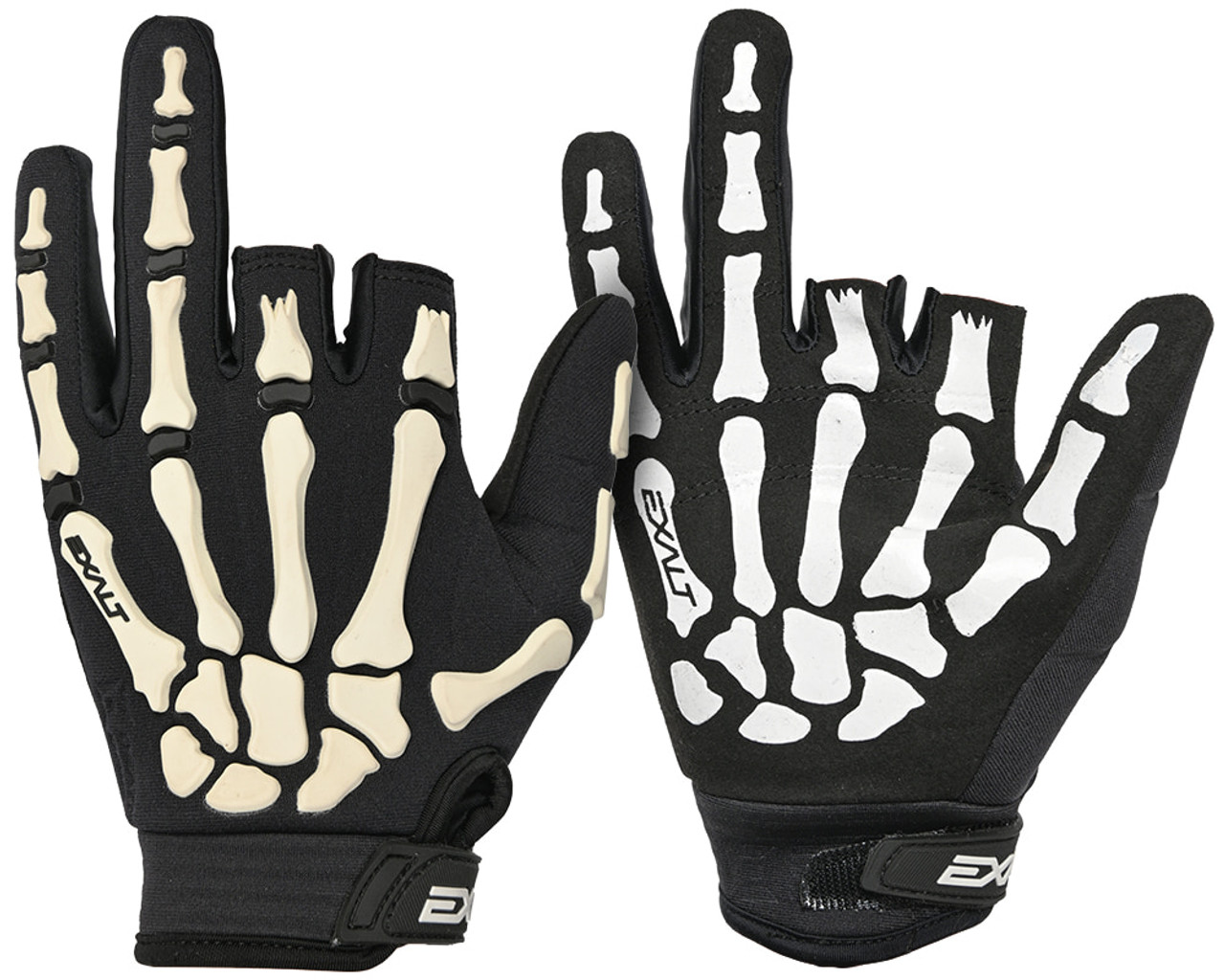 Exalt Death Grip Gloves - Black / White