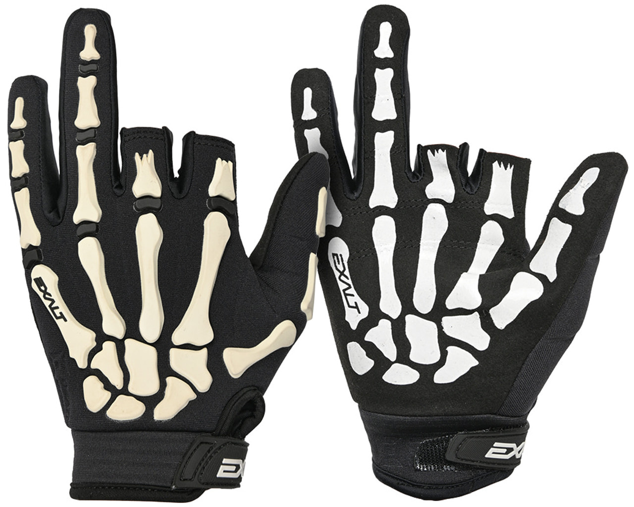 Exalt Death Grip Gloves - Full Finger - Black / Gray