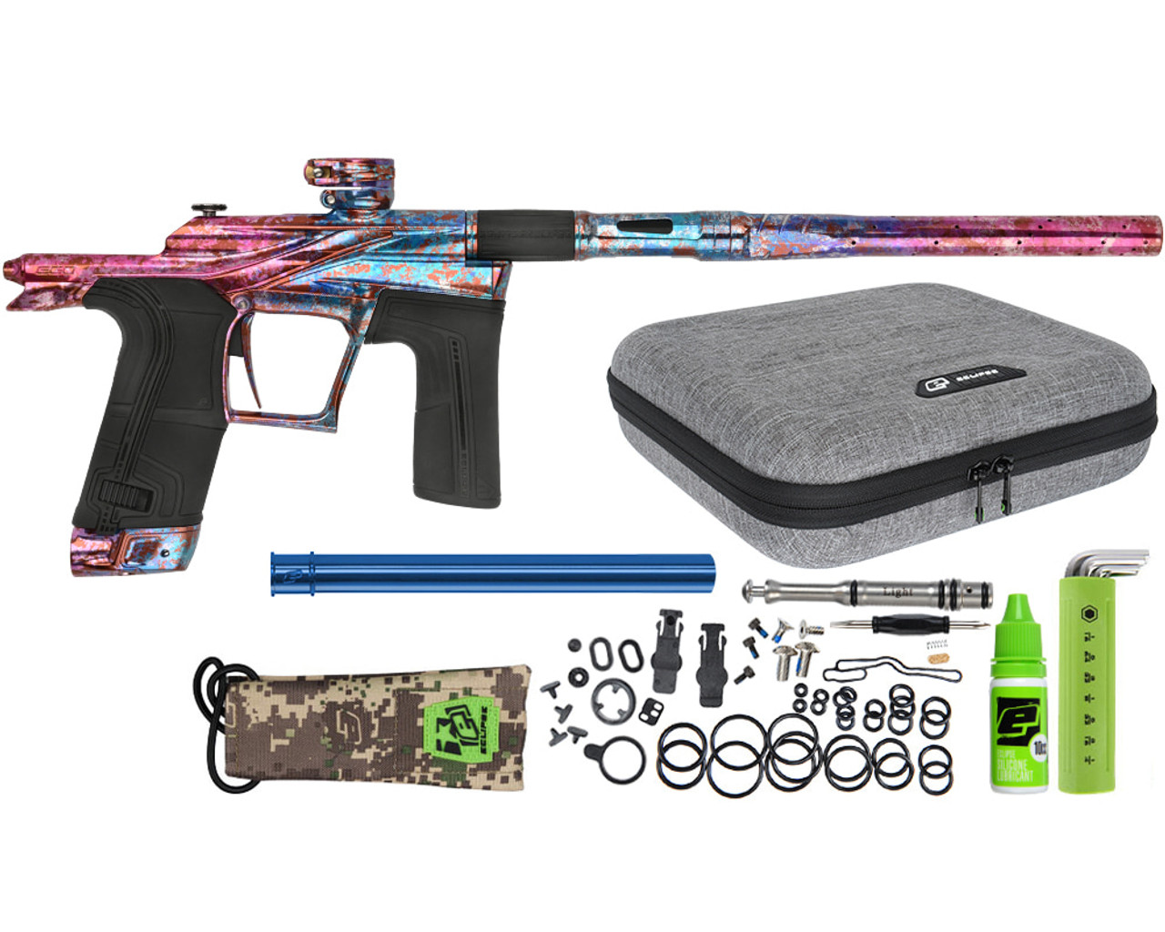 【2025年】高評価レビューアイテム特集 Eclipse Planet Ego Pink/Blue Distressed - Gun Paintball LV2 美容液