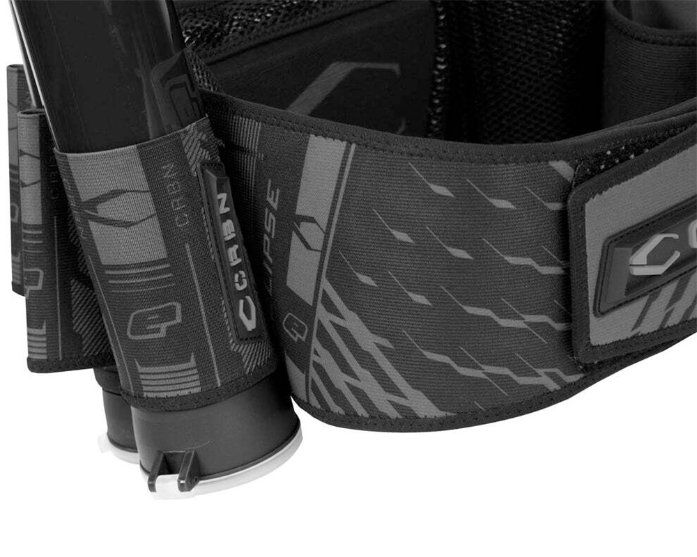 11-Pod Paintball Vest With Half Finger Gloves - Adjustable Tactical Gear With Barrel Pouch