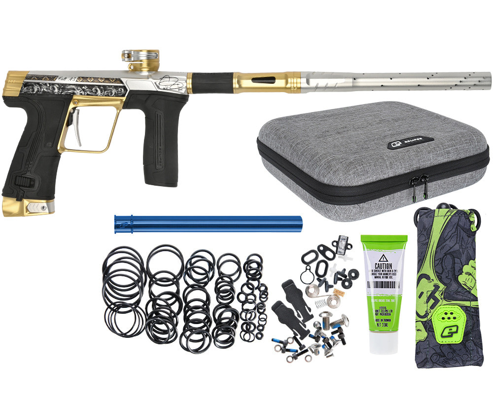 Planet Eclipse Geo CS3 Paintball Gun - Colt Roberts Silver/Gold