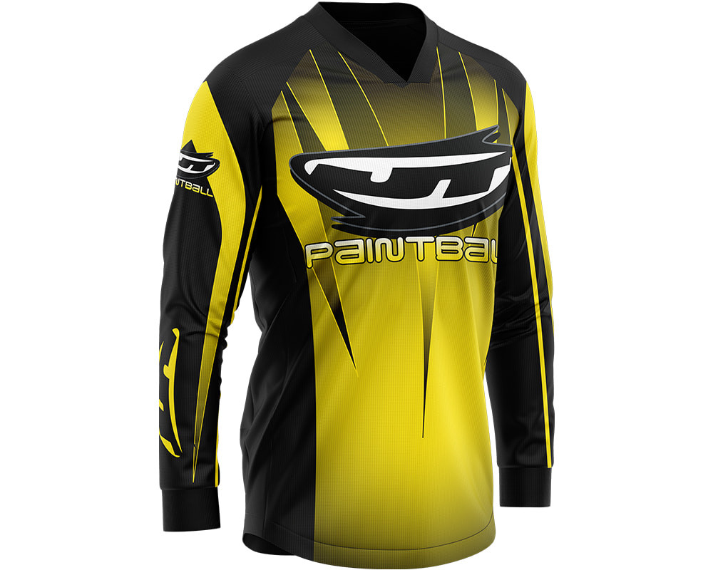 JT Glide Paintball Jersey Spikes Yellow