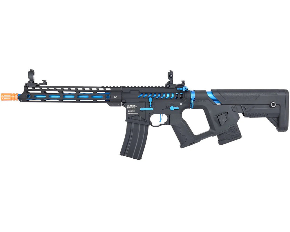 ランサーTactical Gen 2 Prolineフルメタル・エアソフトM4 SPRインターセプターAEG ETU&Mosfet-19Kモーター、高速ミッドマグ、金属拡大トリガー電動フル/セ