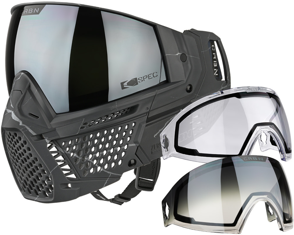 Masque CRBN Zero GRX graphite/argenté (ELMT Platinum) Compact