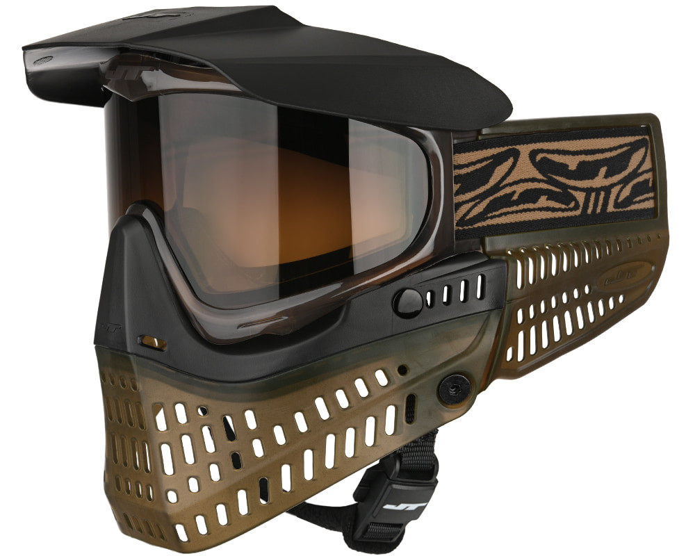 JT ProFlex Paintball Mask - Ice Series Brown w/ Bronze Gradient Lens