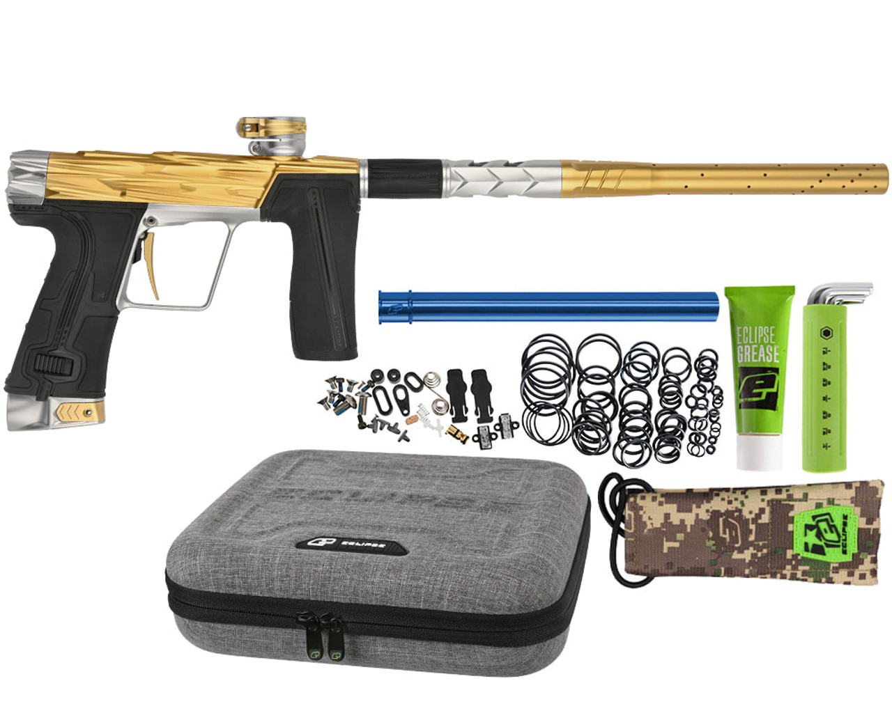 トランプ GEMINI Holographic Gilded Ultra Mars HK Army Razr Geo R5 Paintball Gun by Planet Eclipse - Gold