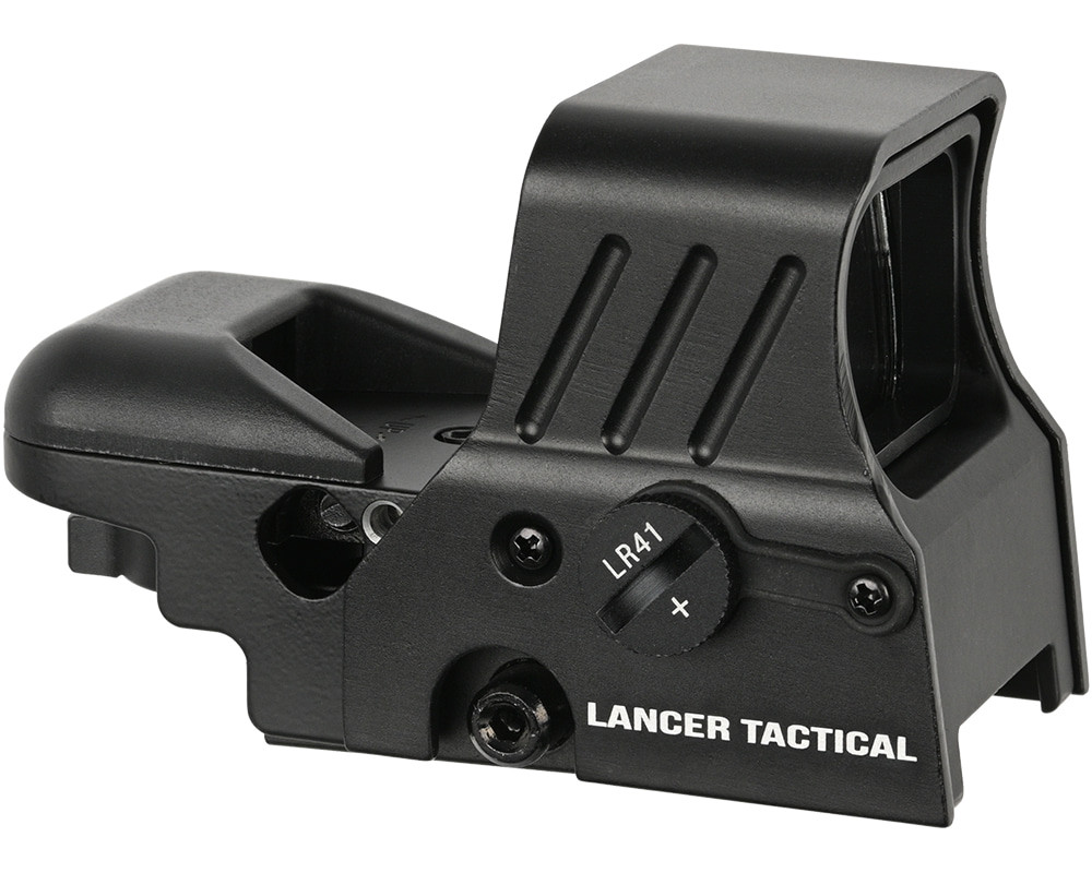 Lancer Tactical 4-Reticle Red/Green Dot Reflex Sight w/ QD Mount