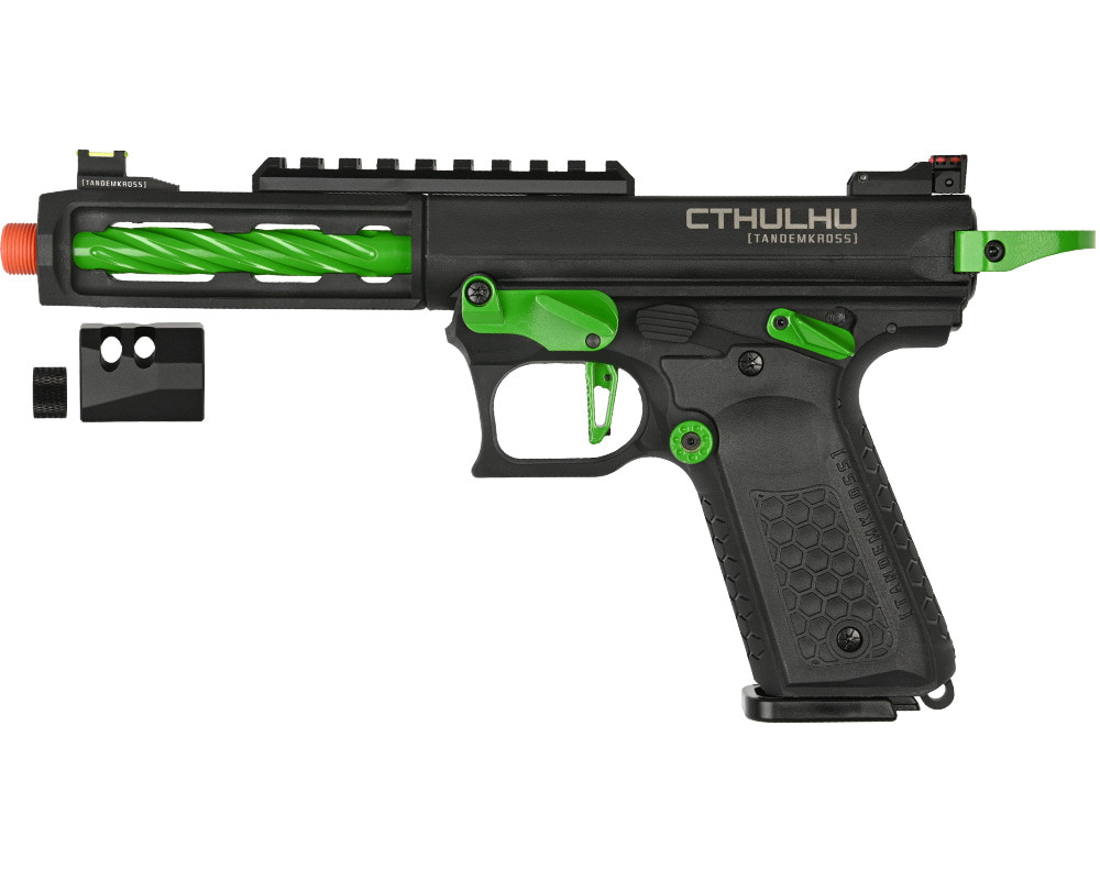 Tandemkross CTHULHU Gas Blow Back Airsoft Pistol - Black/Green