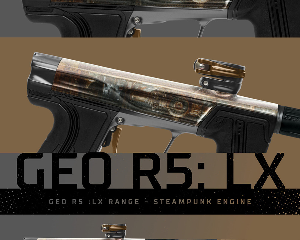 Planet Eclipse Geo R5 Paintball Gun - LX Range Steampunk Engine