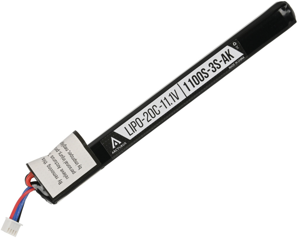 Arcturus 11.1V 1100mAh Lipo Stick Battery w/ Dean Connector (LIPO