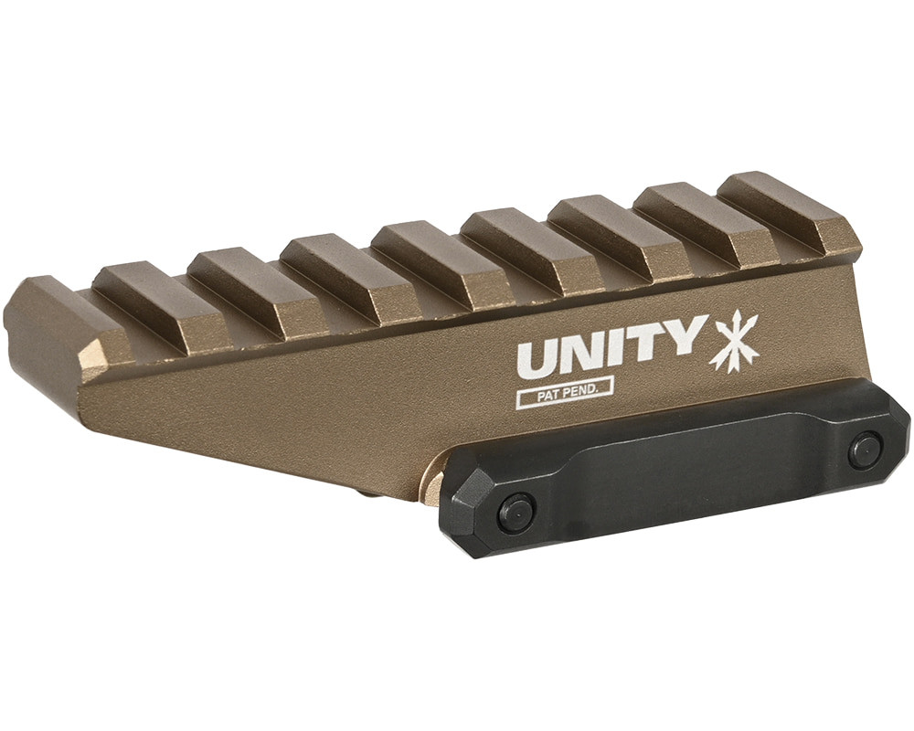 PTS Unity Tactical FAST Absolute Optic Riser - FDE