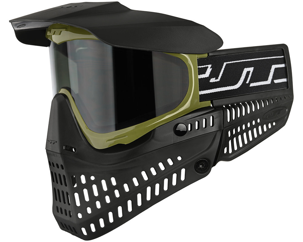 JT ProFlex Paintball Mask - Olive/Black w/ 1 Lens
