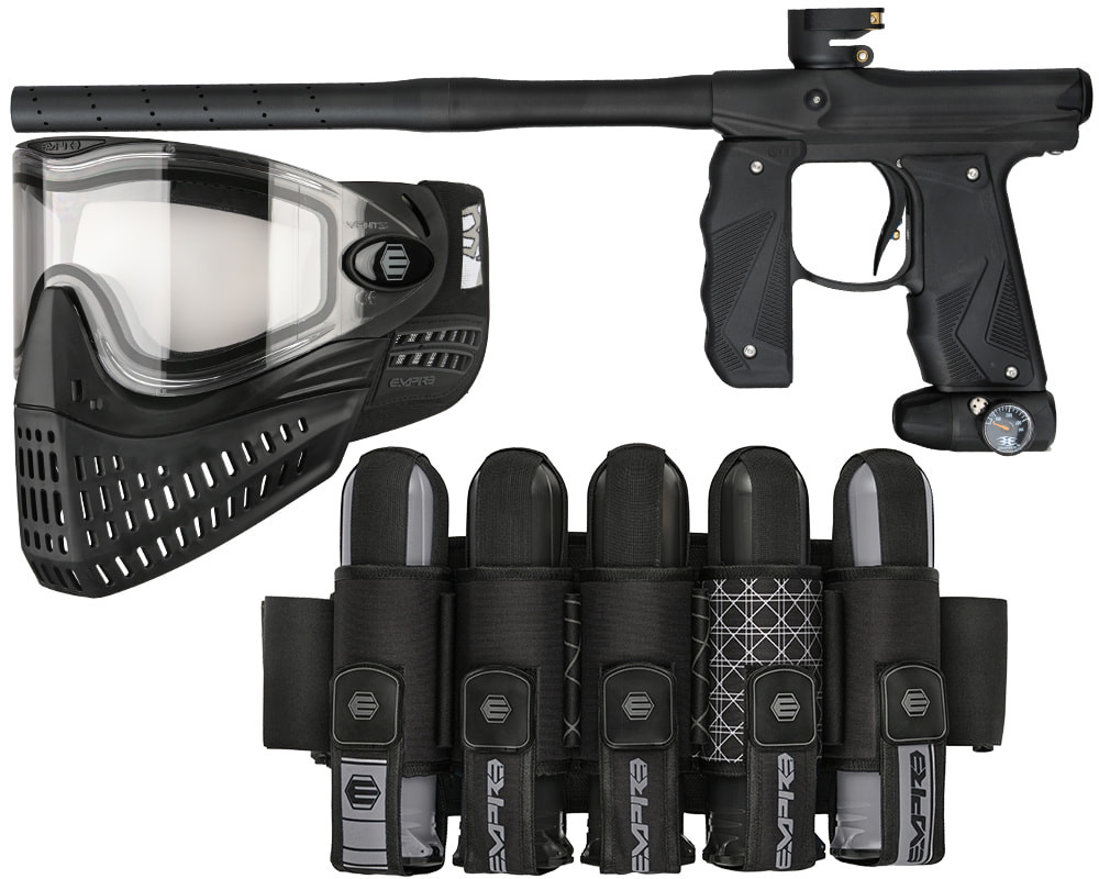 Empire Mini GS Paintball Gun Summer Bundle w/ 5+8 Harness
