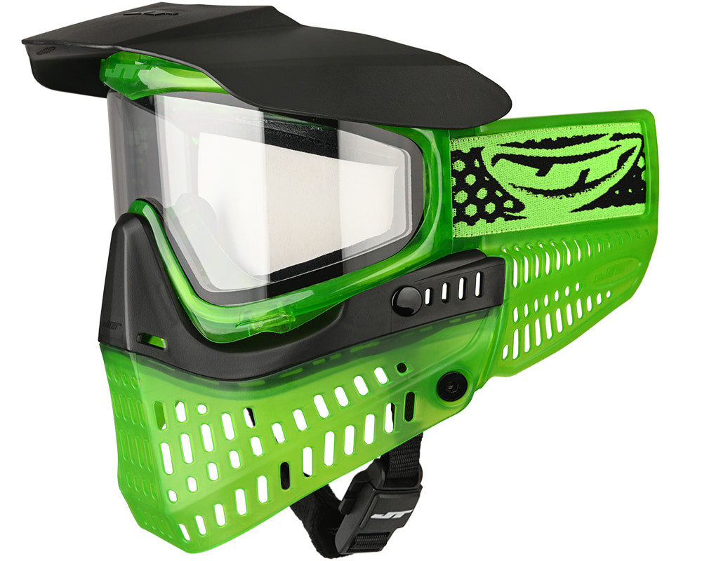 JT ProFlex Paintball Mask - Lucky 15 Pro Team Ice Green