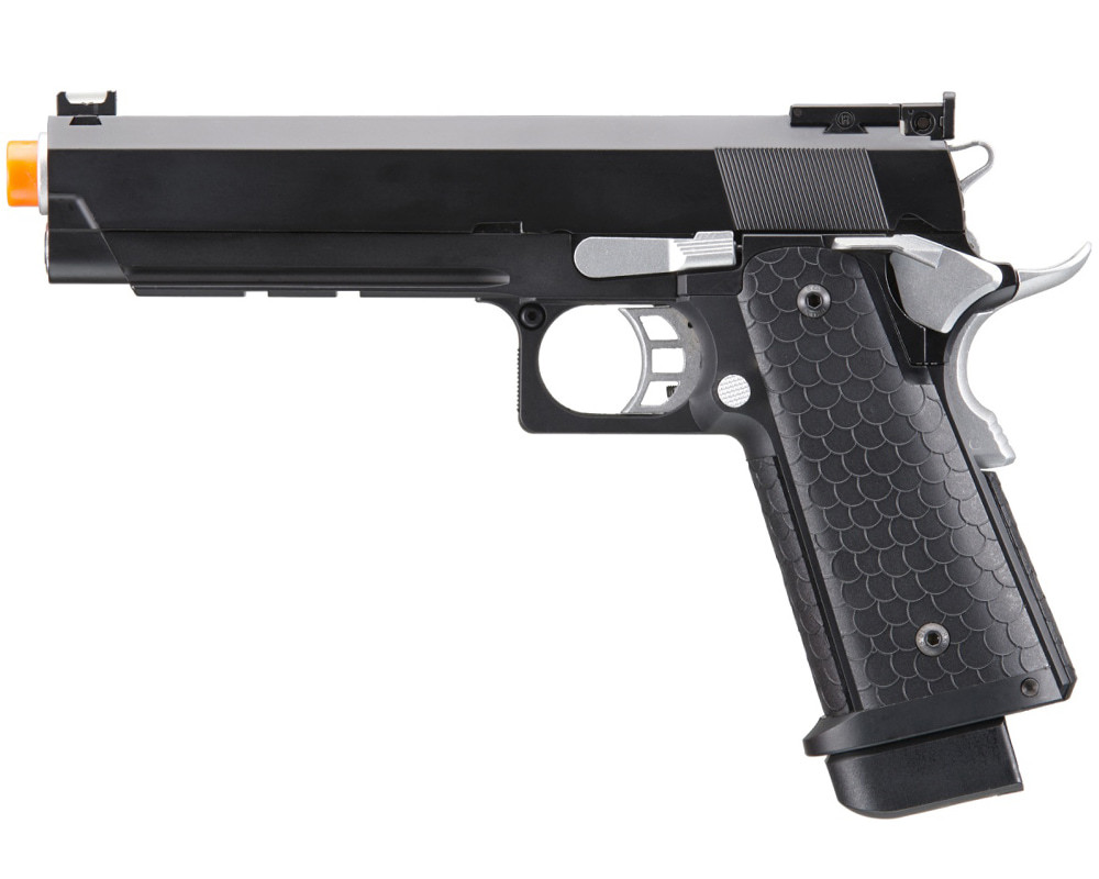 Double Bell CO2 Hi-Capa 5.1 Blowback Airsoft Pistol - Black - (DB