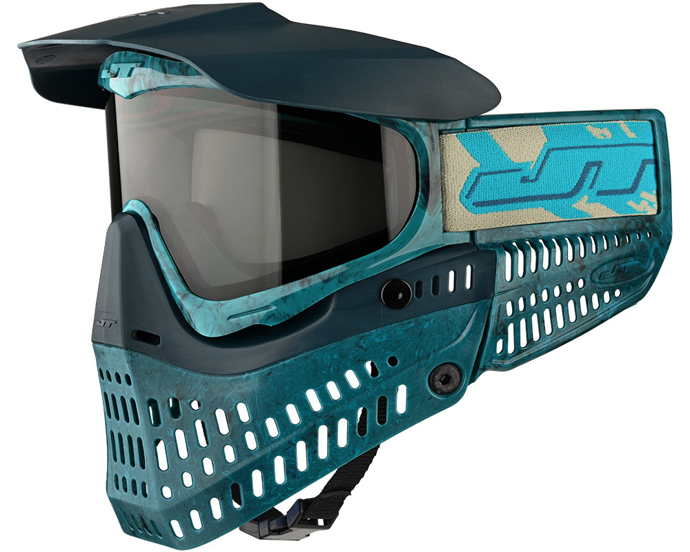 JT Proflex エアソフト ペイントボール ゴーグルマスク JT ProFlex Paintball Mask - Marble Sea Dogs Edition w/ Clear Lens