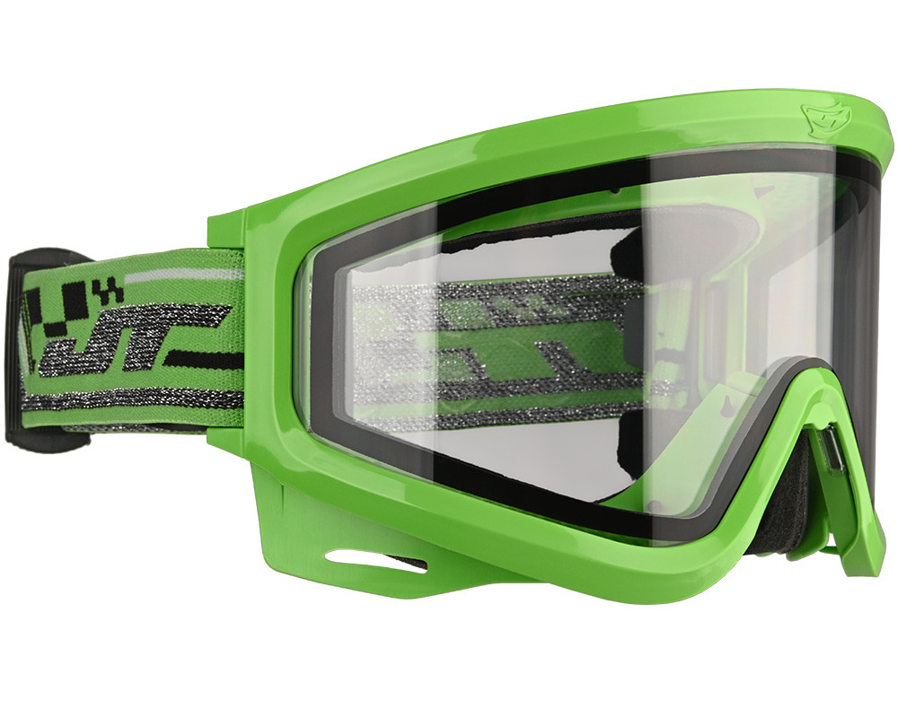 JT ProFlex QLS Goggle Frame w/ Lens & Strap - Lime