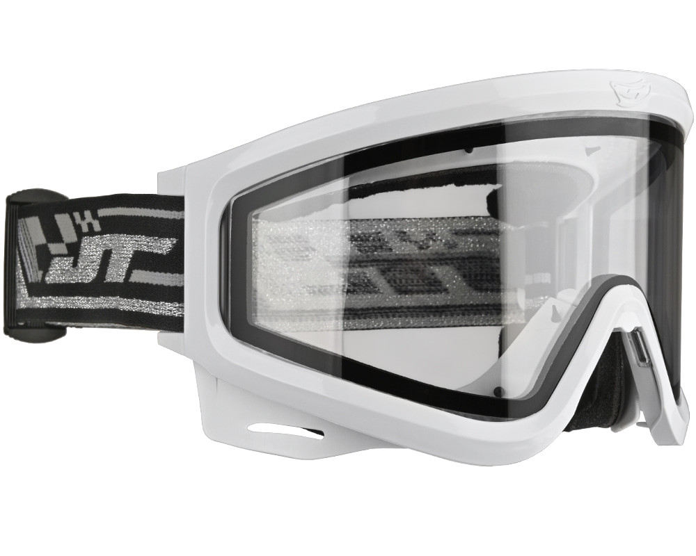 JT ProFlex QLS Goggle Frame w/ Lens & Strap - White