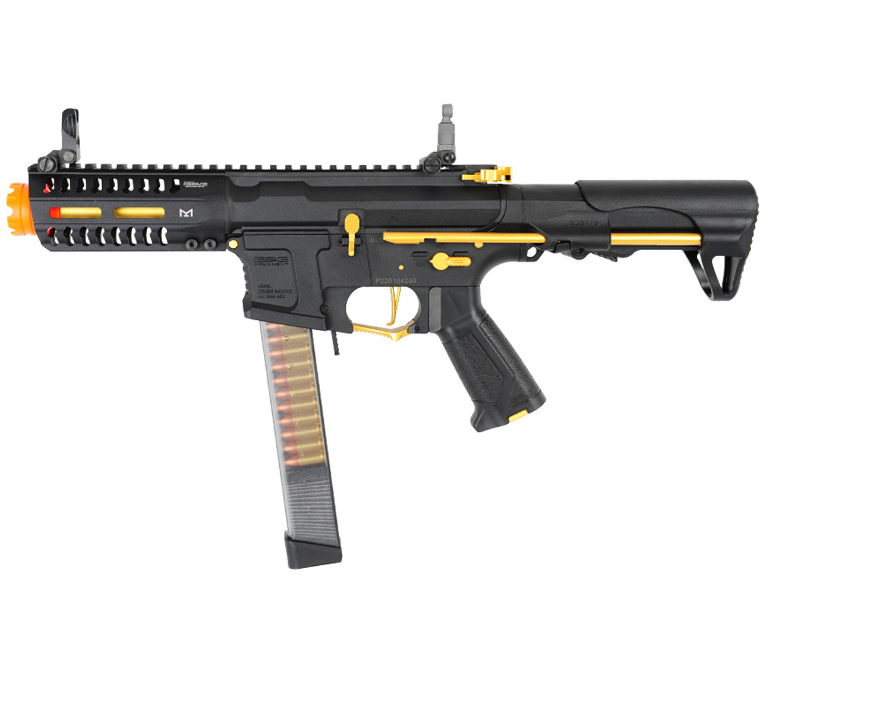 Gu0026G Armament ARP 9 AEG Airsoft Gun - Stealth Gold (EGC-ARP-STL-YNB-NCM)