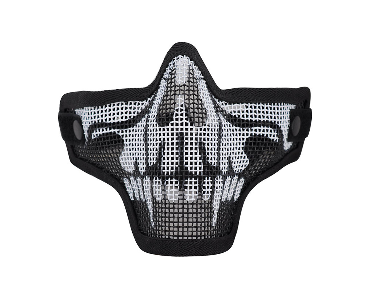 2G Strike Steel Half Airsoft Mask - Skull - ANSgear.com