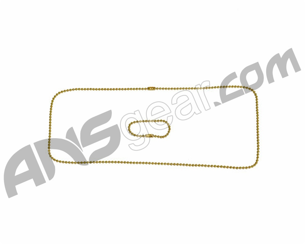 Dog Tag Chain Set Brass ANSgear dog-tag-chain-set-brass-ansgear