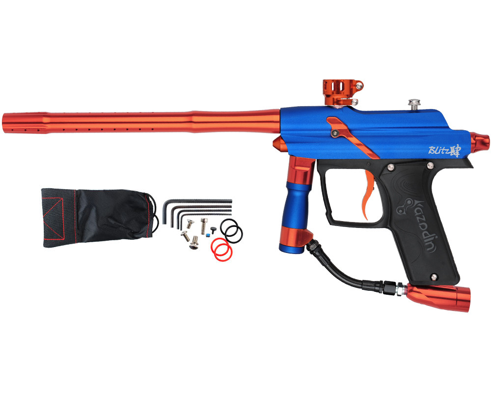 Azodin Blitz 4 Paintball Gun - Dust Blue/Polished Orange