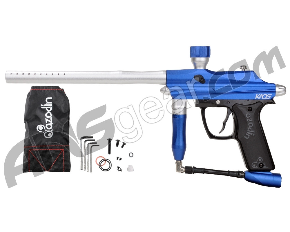 Azodin Kaos Paintball Gun - Blue/Silver - ANSgear.com