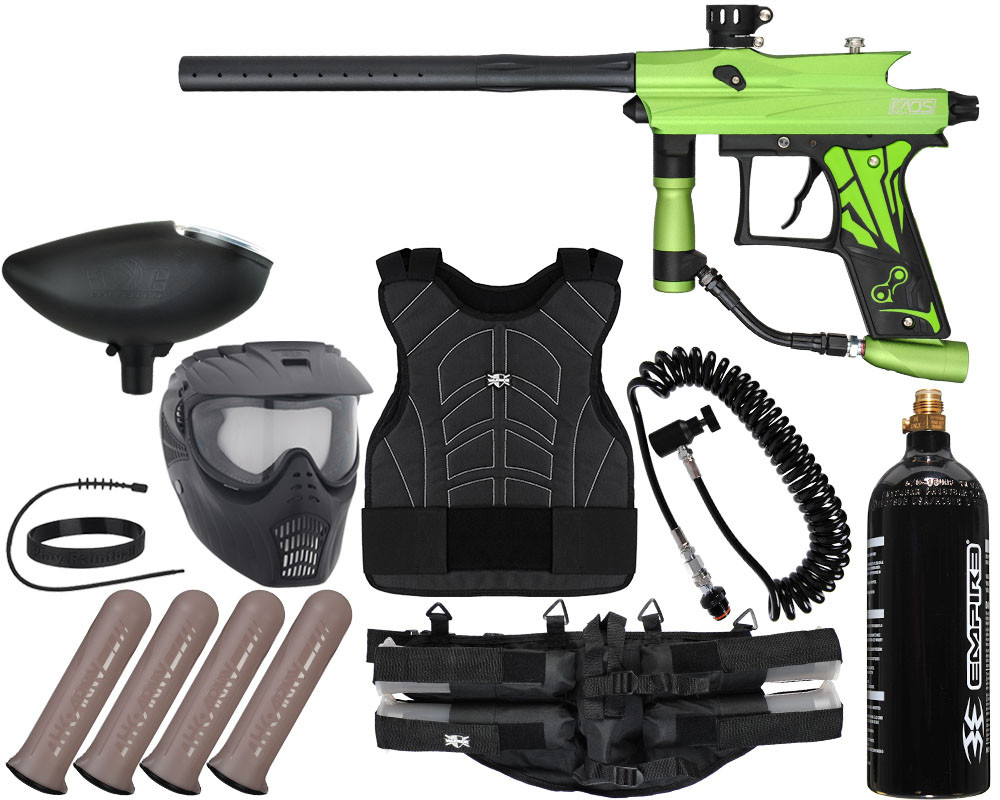 Azodin Kaos 3 Light Gunner Paintball Gun Package Kit