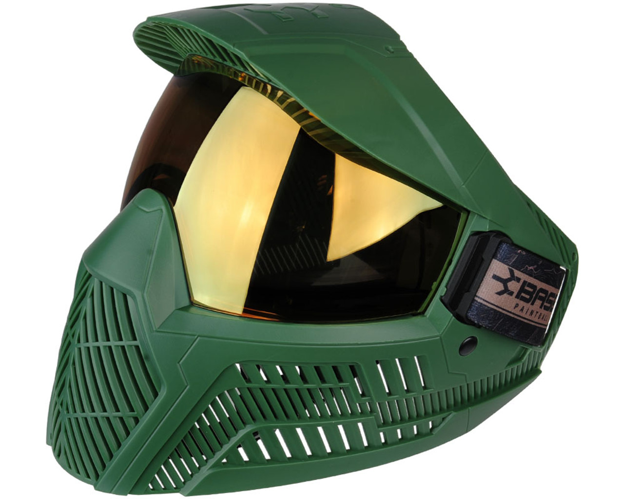 TRIAD Paintball Gun Metallic Green With Helmet Face Mask Guard