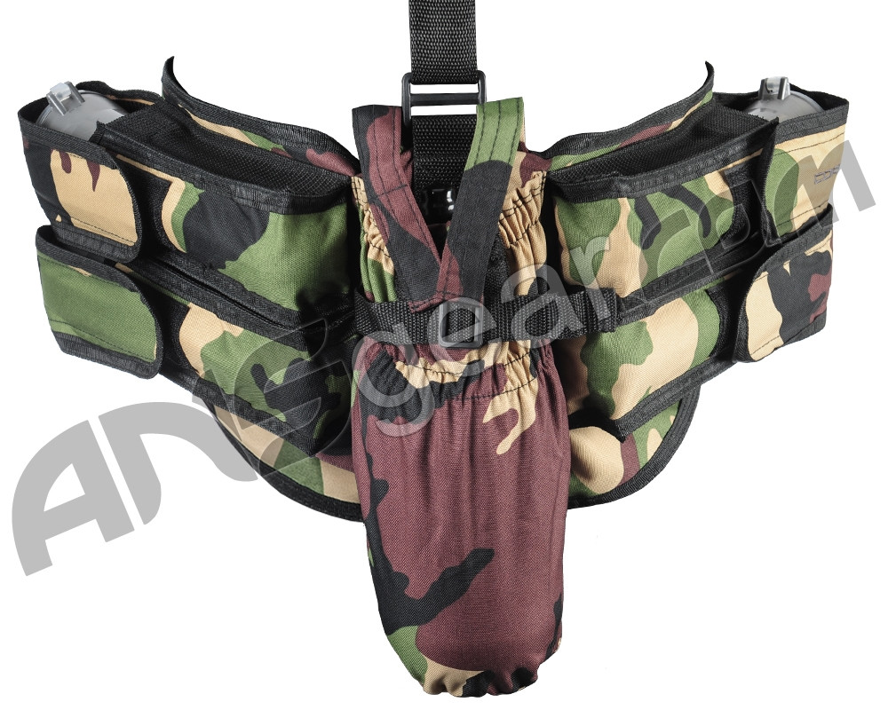 Core 4+1 Tactical Paintball Harness Woodland Camo