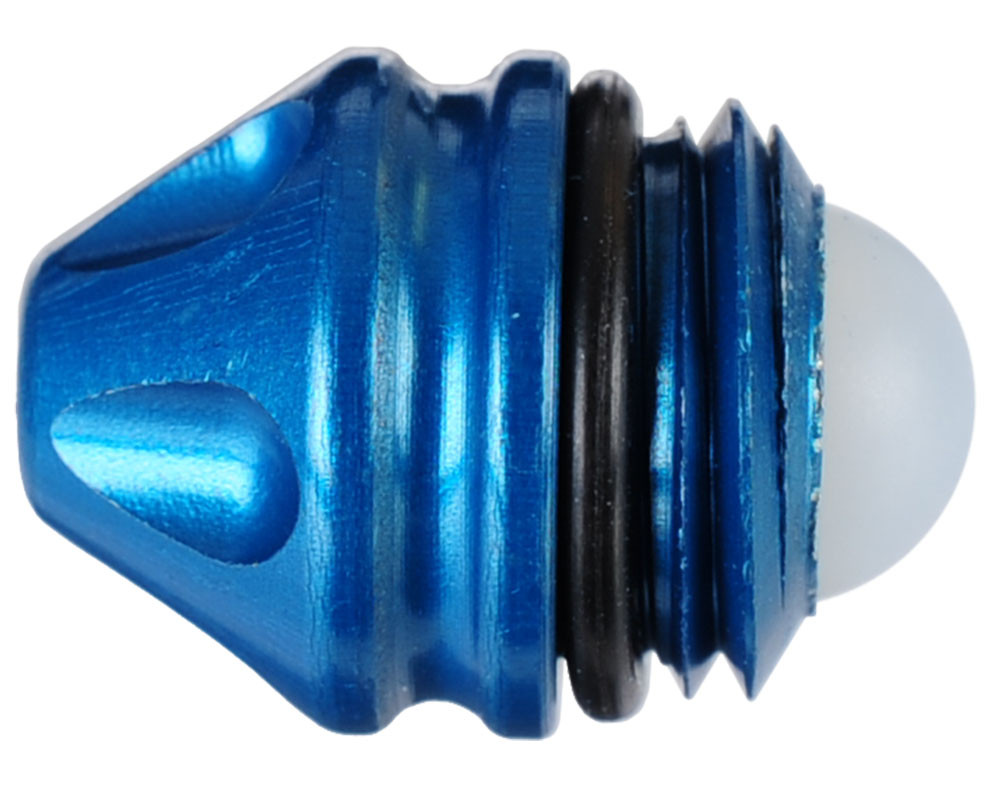 Custom Products Autococker Ball Detent – Blue Paintball Gun Part