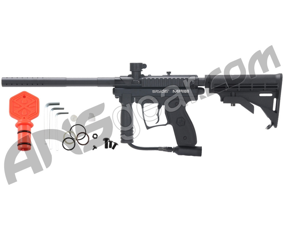 Kingman Spyder MR100 Pro SemiAuto Paintball Gun Diamond Black (GUN0015)