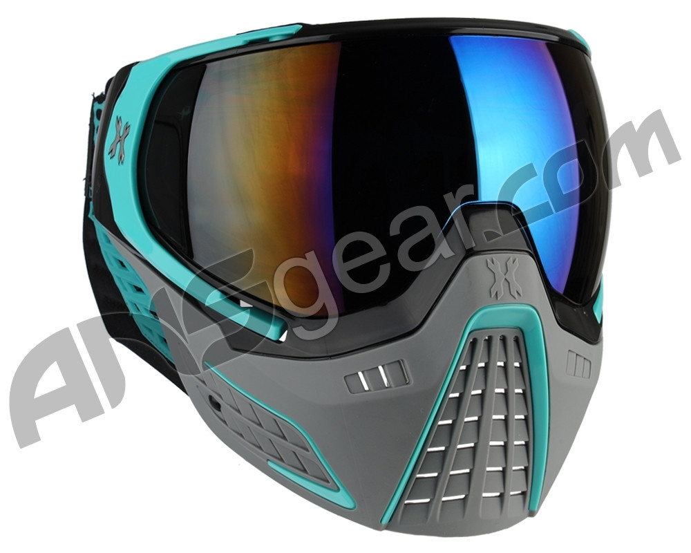 HK Army KLR Paintball Mask Slate Black/Teal (MSK0025)