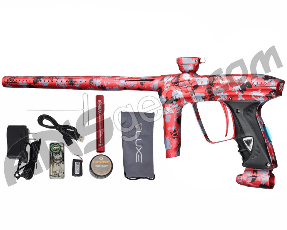 DLX Luxe 2.0 OLED Paintball Gun - Camo Red - ANSgear.com