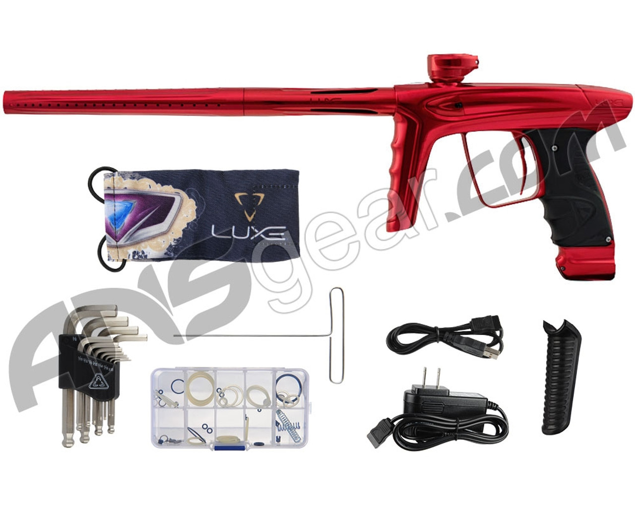 DLX Luxe Ice Paintball Gun - Red/Red - ANSgear.com