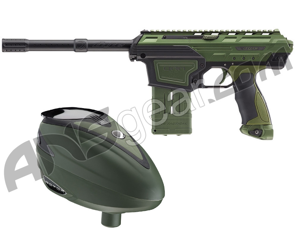 Dye Assault Matrix CQB DAM Paintball Gun w/ Free Olive Rotor Loader