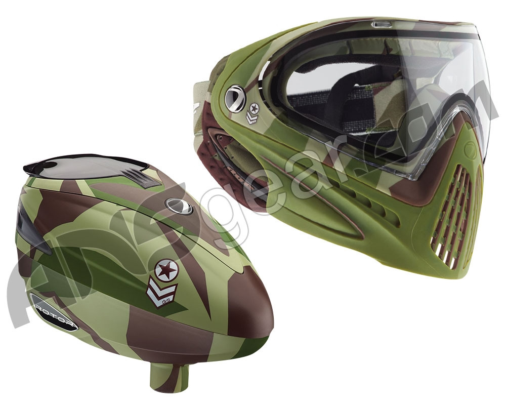 Dye I4 Mask & Rotor Loader Combo - Barracks Olive - ANSgear.com