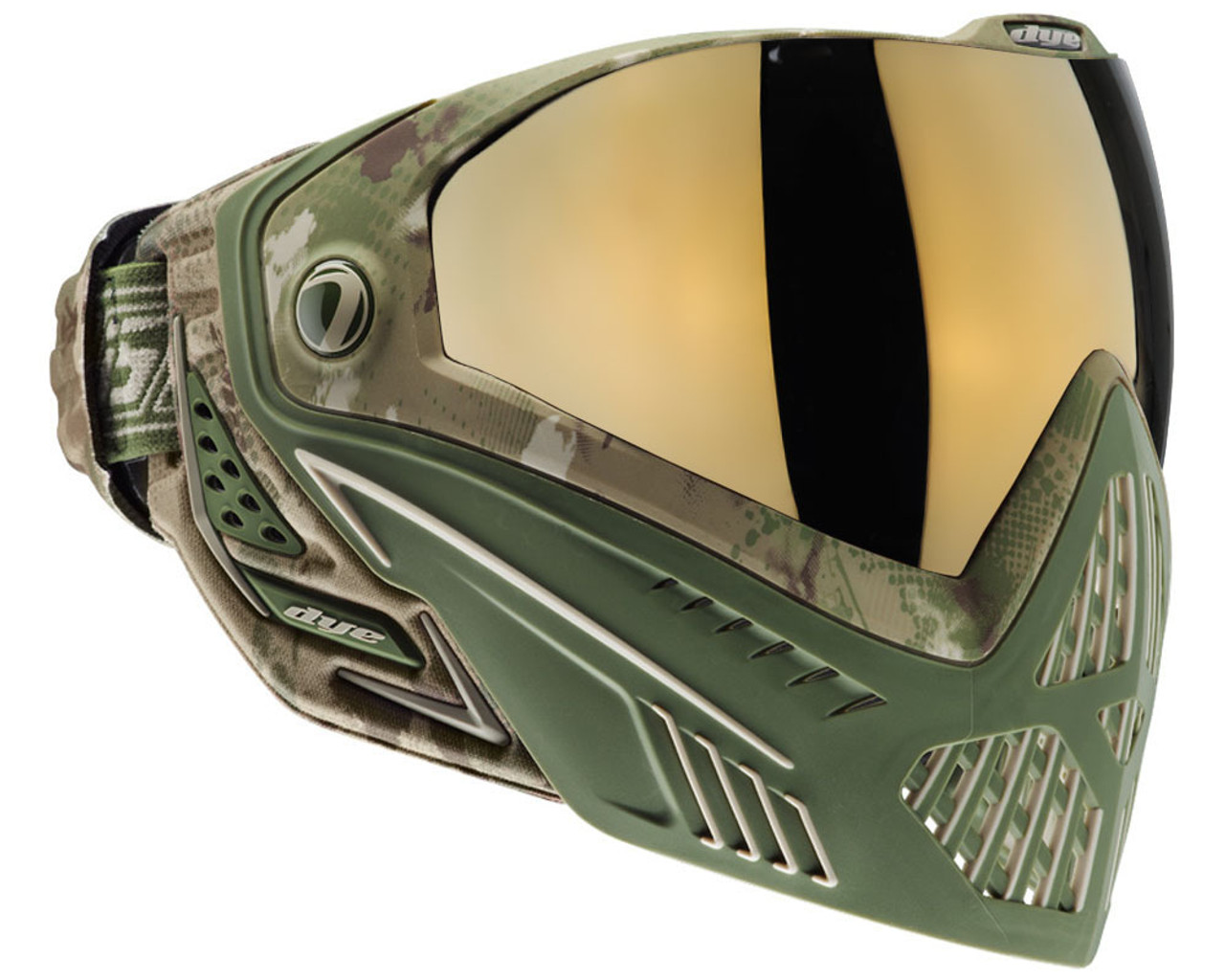 Dye i5 Paintball Mask - DyeCam w/ Smoke Gold Lens