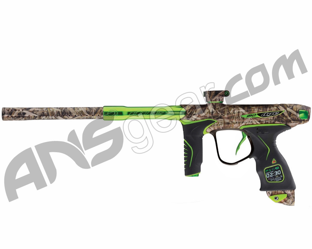 Dye M2 Paintball Gun Backwoods/Lime