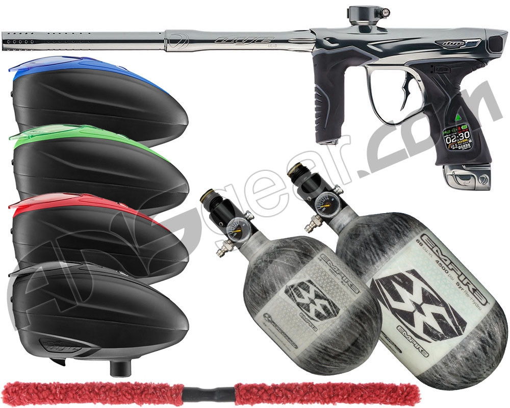 Dye M3+ Contender Paintball Gun Package Kit