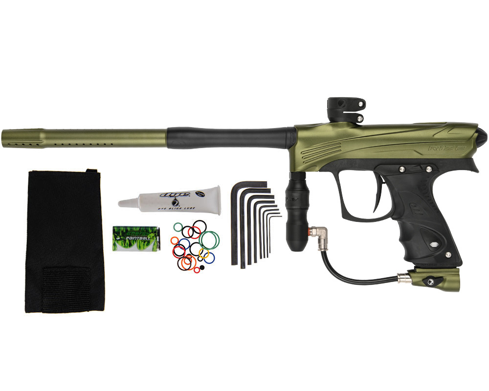 Dye Rize CZR Paintball Gun - Olive/Black