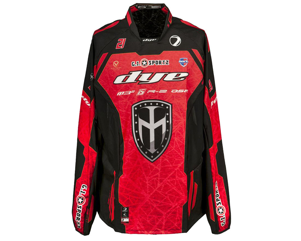 Dye CRBN UL-C Paintball Jersey - Ironmen Home (Fire)
