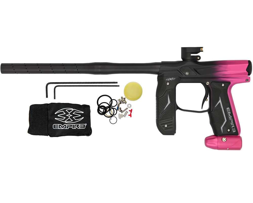 Empire Axe 2.0 Paintball Gun - Fade Dust Black/Dust Pink