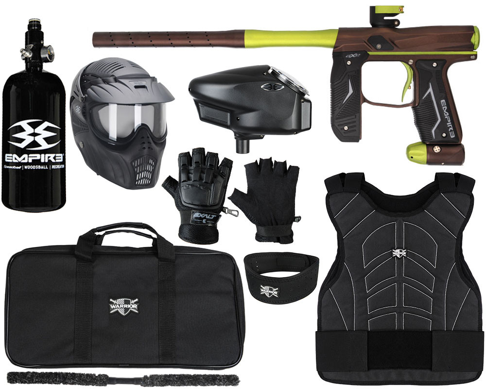 ペイントボール用プロテクター 迷彩 マスク付 セット Empire製 Empire Axe 2.0 Level 3 Protector Paintball Gun Package Kit