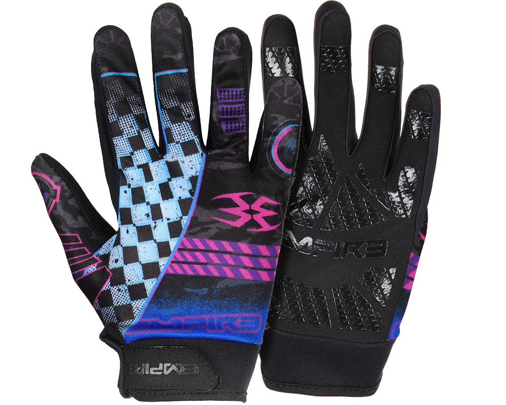 Empire Gripz Paintball Gloves - FL Ultra Violet