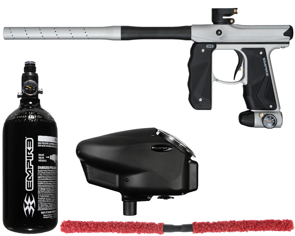 Fusil de Paintball Empire Mini GS Avec Canon 2 Pièces - Dust Olive/Tan