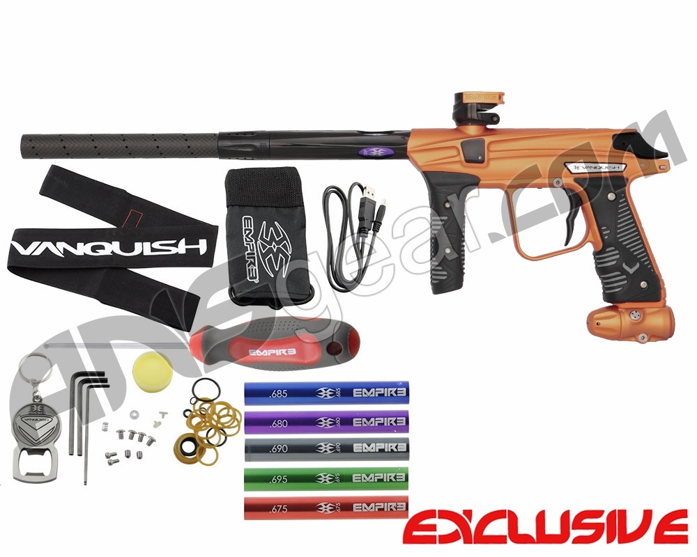 Empire Vanquish Paintball Gun Sunburst Orange