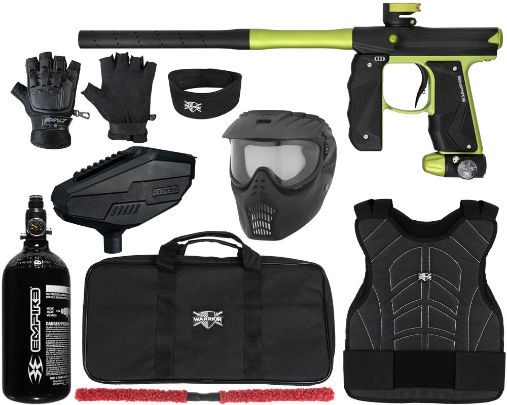 ペイントボール用プロテクター 迷彩 マスク付 セット Empire製 Empire Mini GS TP Level 1 Protector Paintball Gun Package Kit