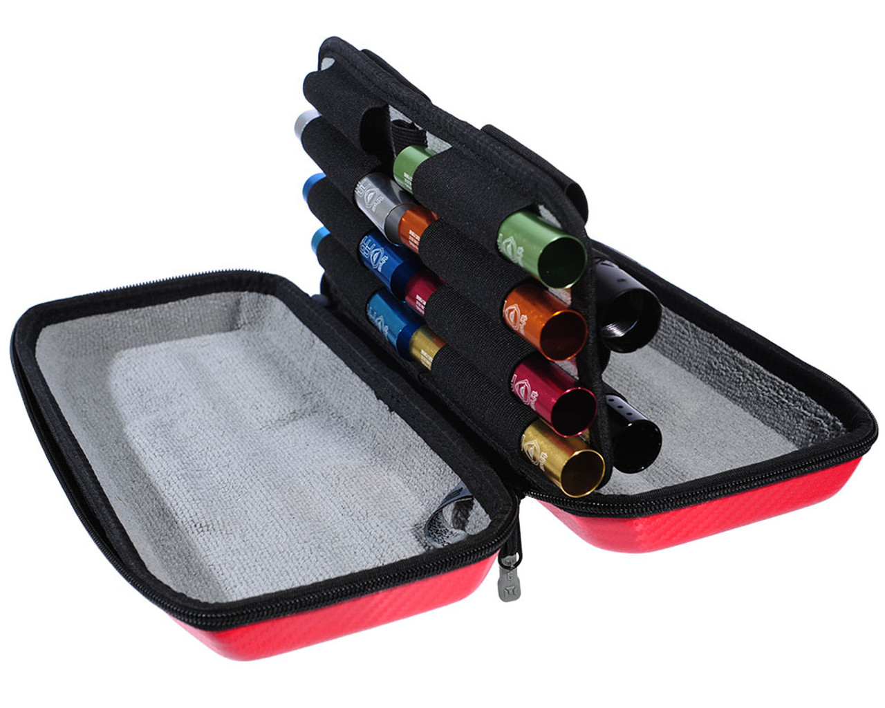 Exalt Barrel Kit Case Carbon Fiber Red/Grey