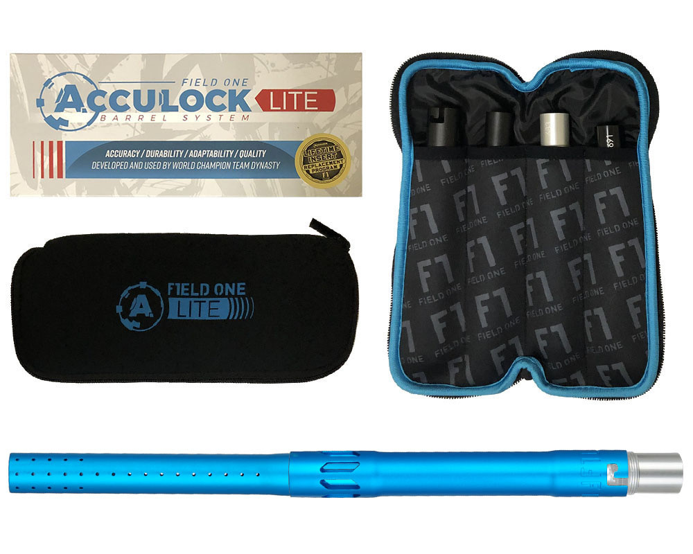 Field One Acculock Lite Barrel Kit - Autococker Threaded - Dust Teal